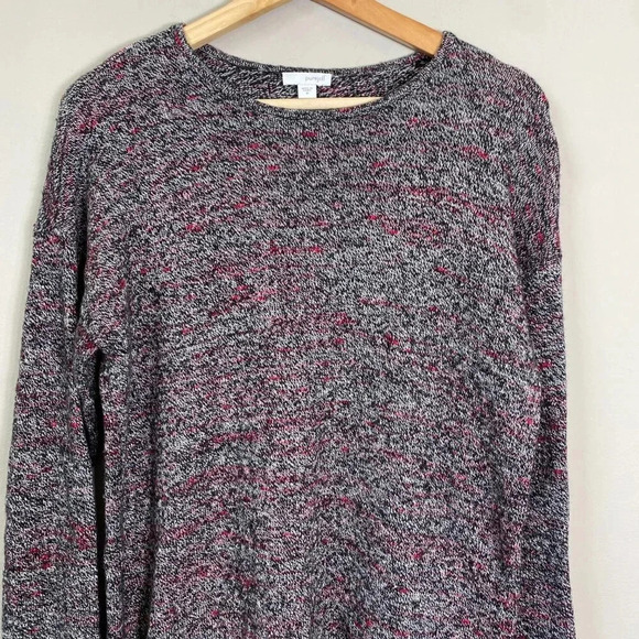 Pure Jill J.Jill Asymmetrical Cashmere Wool Pullover Knit Sweater Women's Medium - Picture 5 of 14